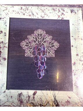 Glouchester Grapes Cross-Stitch Pattern By Simply Old-Fashioned